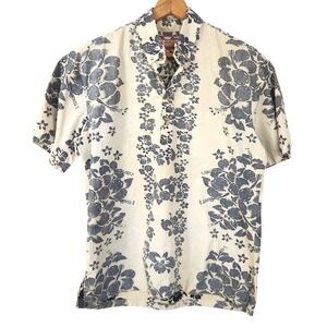RJC Made‎ in Hawaii Mens Floral Button Down Aloha Shirt - Size L